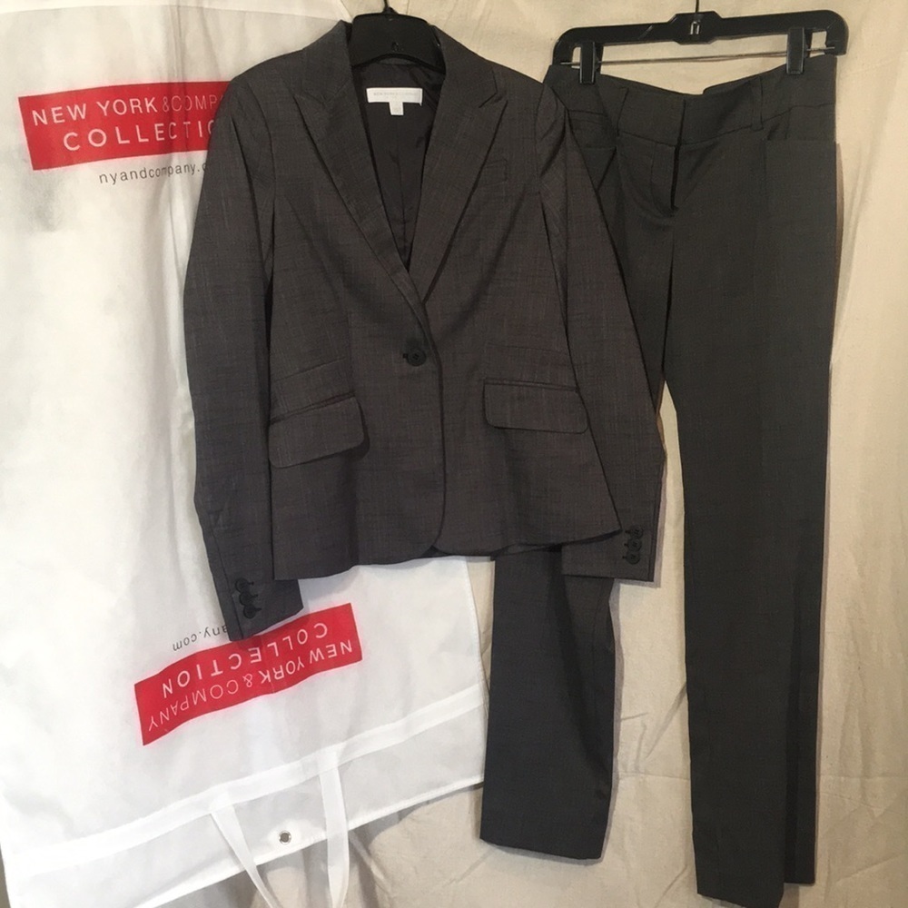 New York & Company Blazer and pant set Business suit jacket 2 pants 4p